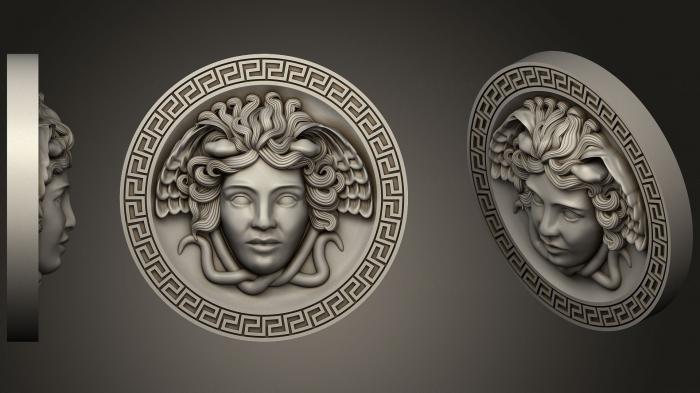 High reliefs and bas-reliefs, historical and religious (GRLFH_0536) 3D model for CNC machine